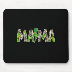 Mama Leopard Retro Mum Nanny Grandma Mother's Day Mouse Mat