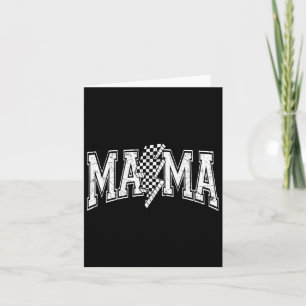 Mama Lightning Chequered Mother's Day Mum Mothers Card