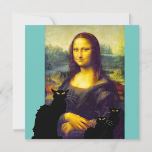 Mama Lisa and Les Chats Noir Invitation