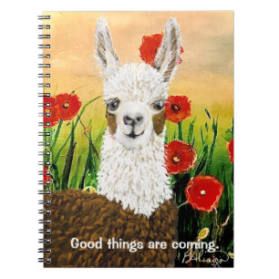 Mama Llama ,Good Things Are Coming Notebook