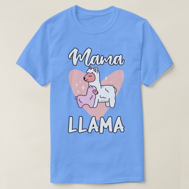 Mama Llama II T-Shirt (Design Front)