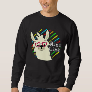 Mama Llama Matching Family cute Alpaca Mum New Mum Sweatshirt