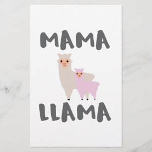 Mama Llama Mum Stationery