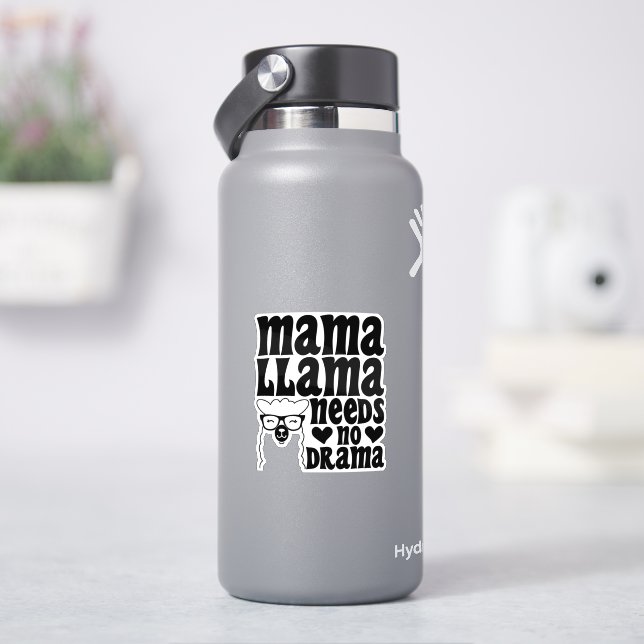 Mama Llama Needs No Drama Sarcastic Mother Cool (HydroFlask)
