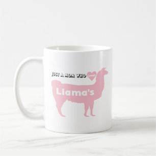 Mama Llama pink mum loves liama Coffee Mug