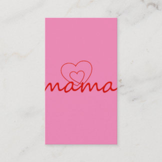 Mama love Mother's day gift for best MOM day Gift Business Card