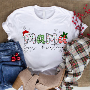Mama Loves Christmas Trendy Shirt