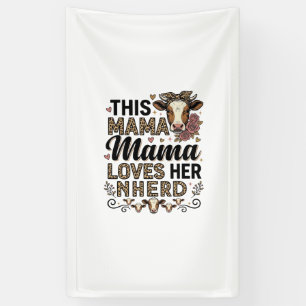 Mama Loves Her Herd Vintage Cow Mum Shirt Design_1 Banner