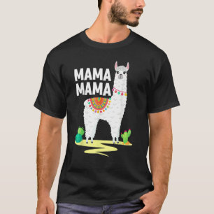 Mama Mama  Llama   Alpaca Costume Llama T-Shirt