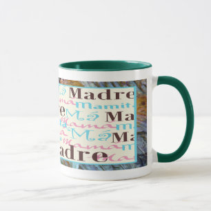 Mama/Mamacita Turquoise Ceramic Mug