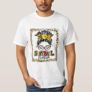 Mama Messy Bun Game T-Shirt