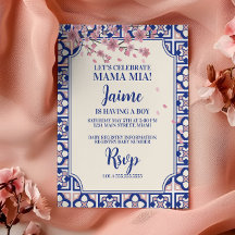 Mama Mia Baby Shower Cherry Blossoms