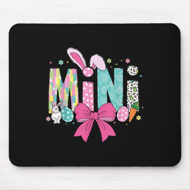 Mama Mini Easter Matching Mama Bunny Easter Day  Mouse Mat (Front)