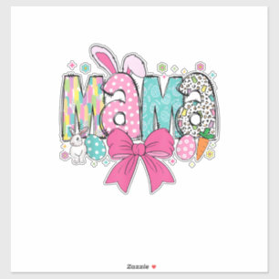 Mama Mini Easter Matching Mama Bunny Easter Day T-