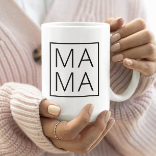 Mama   Modern Mum Mother's Day Stylish Minimalist Coffee Mug