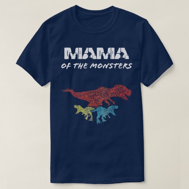 Mama Mother Mothers Day Tyrannosaurus Rex T-Shirt (Design Front)