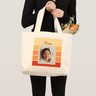 Mama - Mother -Strongest Woman I Know - Large Tote Bag
