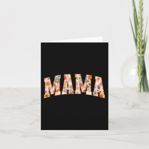 Mama Mothers Day Gardener Mama Flowers Cute 1  Card