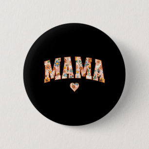 Mama Mothers Day Gardener Mama Flowers Cute 6 Cm Round Badge