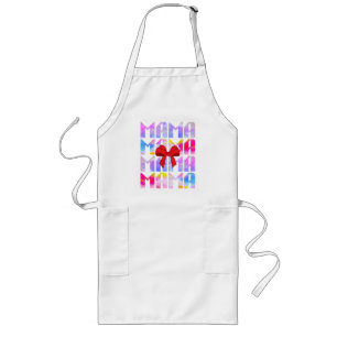 Mama Mothers Day Gift For Mum Long Apron