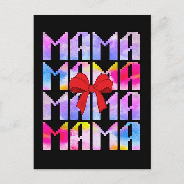 Mama Mothers Day Gift For Mum Postcard (Front)