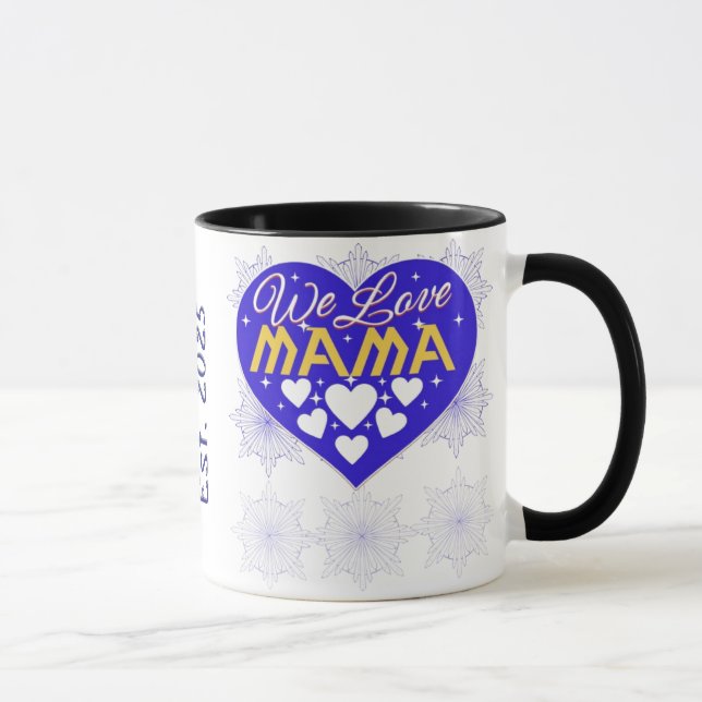 Mama Mug – Minimalist Mum Coffee Cup  (Right)