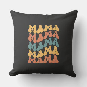 Mama-Mum-Mothers Day-Mother-Retro-Cute Cushion
