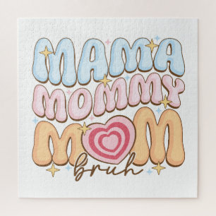 Mama Mummy Mum Bruh Jigsaw Puzzle