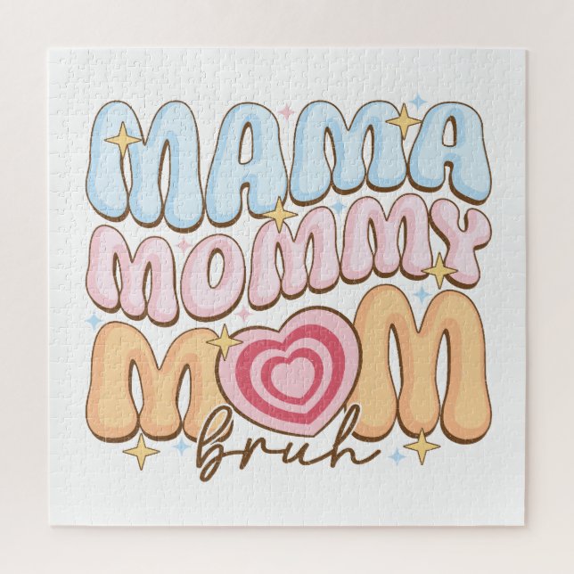Mama Mummy Mum Bruh Jigsaw Puzzle (Vertical)