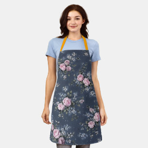 Mama — My First Home Mother & Daughter Floral Tr Apron