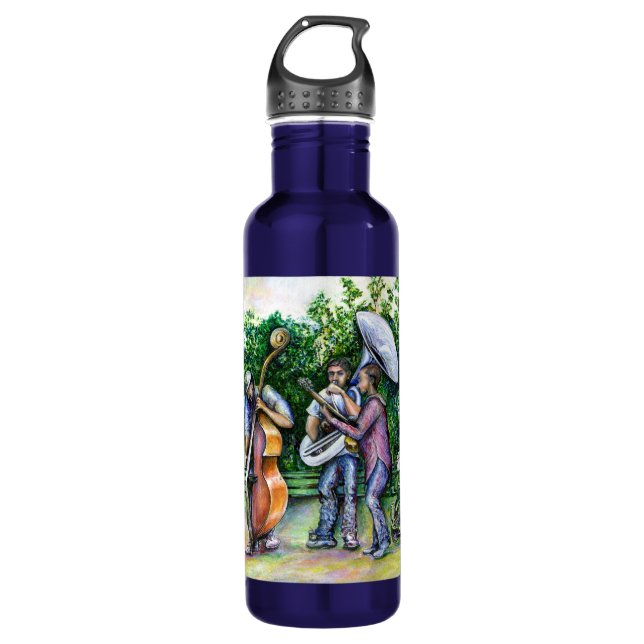 Mama Never Warned Me about Tuba Players 710 Ml Water Bottle (Front)
