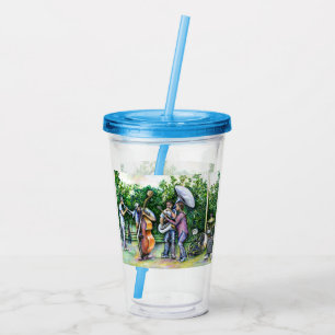 Mama Never Warned Me about Tuba Players Acrylic Tumbler