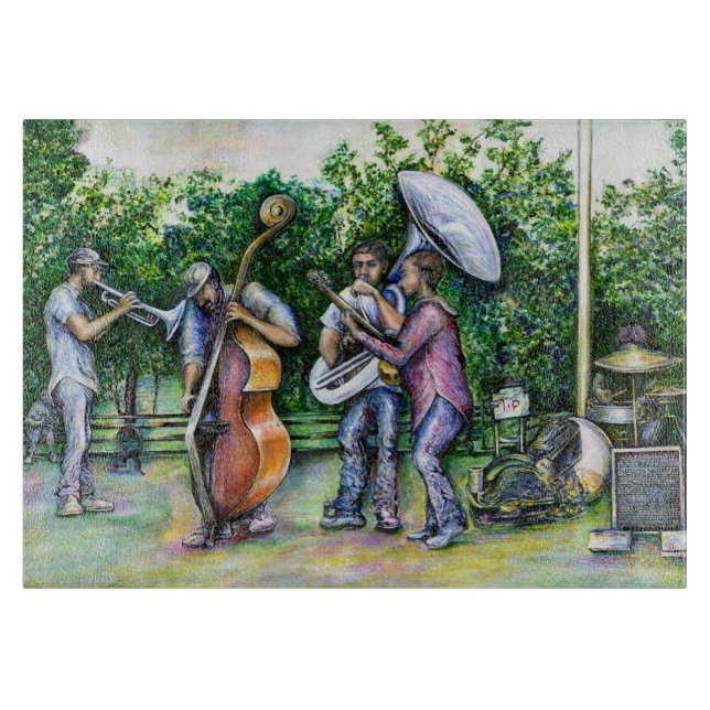 Mama Never Warned Me about Tuba Players Cutting Board (Front)