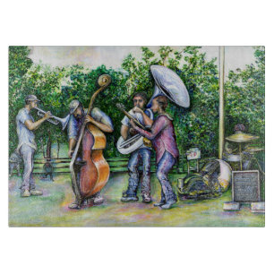 Mama Never Warned Me about Tuba Players Cutting Board