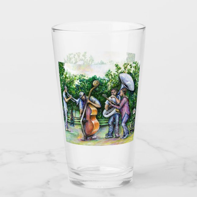 Mama Never Warned Me about Tuba Players Glass (Front)