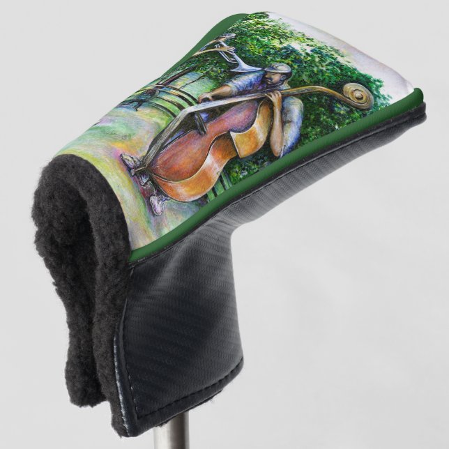 Mama Never Warned Me About Tuba Players Golf Head Cover (3/4 Front)