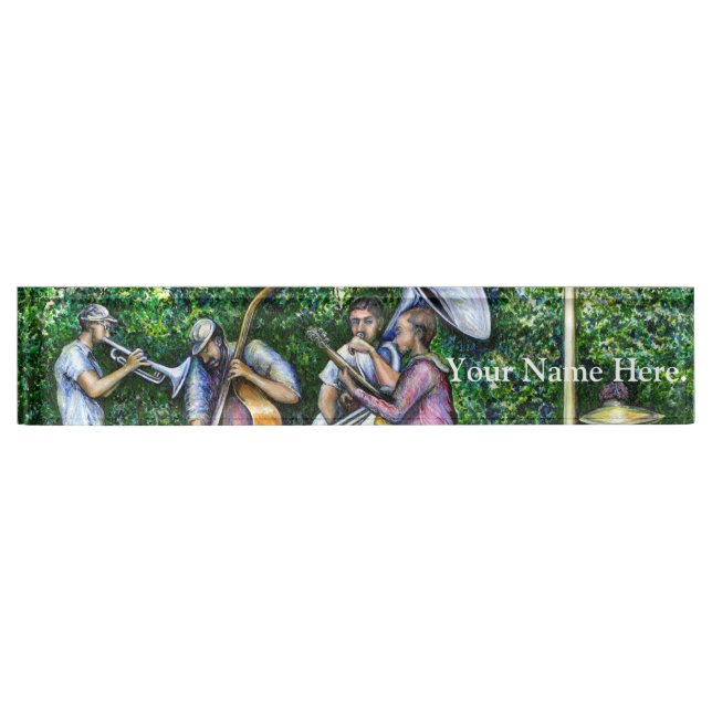 Mama Never Warned Me About Tuba Players Nameplate (Front)