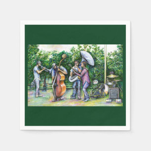 Mama Never Warned Me About Tuba Players Napkin