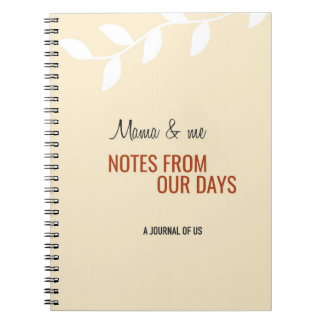 Mama Notes from our Days Mum Daughter Son Gift Notebook