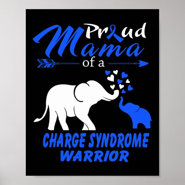 Mama Of A Charge Syndrome Warrior  Poster (Front)