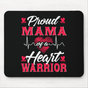 Mama Of A Heart Warrior Chd Awareness Mouse Mat