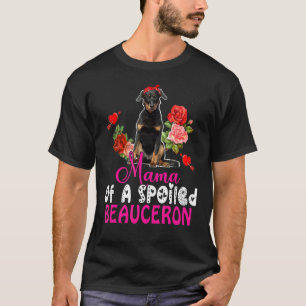 Mama Of A Spoiled Beauceron Cute Beauceron Bow Tie T-Shirt