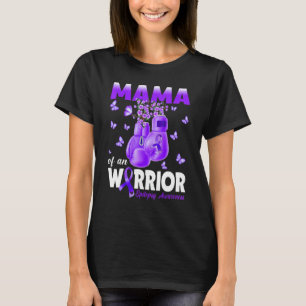 Mama Of A Warrior Epilepsy Awareness Boxing Gloves T-Shirt