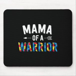 Mama Of A Warrior Family Mum World Autism Awarenes Mouse Mat