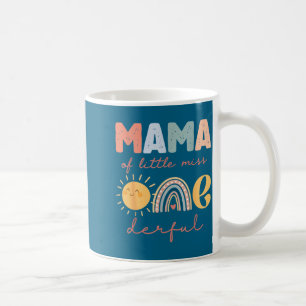 Mama Of Little Miss Onederful First Birthday Boho Coffee Mug