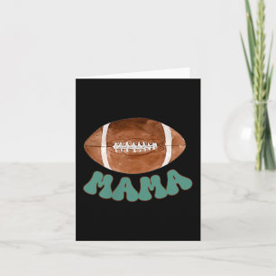 Mama Of The 1 Year Old Football Birthday Boy Famil Card