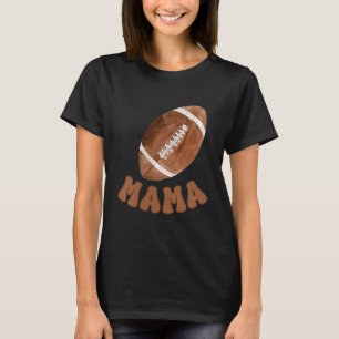 Mama Of The 1 Year Old Football First Birthday Boy T-Shirt