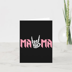 Mama Of The Bad Two The Bone Birthday 2 Years Old Card