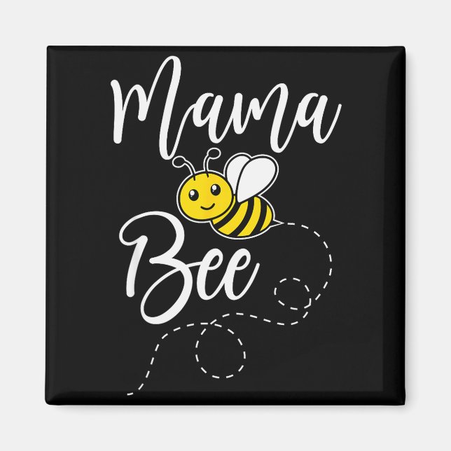 Mama Of The Bee Day Girl Hive Family Matching Birt Magnet (Front)