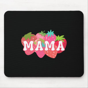 Mama Of The Berry First Birthday Strawberry Matchi Mouse Mat